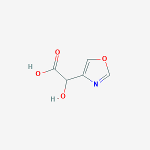 molecular formula C5H5NO4 B13702251 2-Hydroxy-2-(4-oxazolyl)acetic Acid 