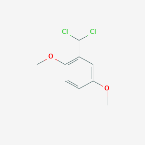 molecular formula C9H10Cl2O2 B13702265 2-(Dichloromethyl)-1,4-dimethoxybenzene CAS No. 918646-58-9