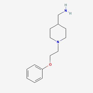 4-Aminomethyl-1-(2-phenoxyethyl)piperidine