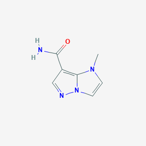 1-methyl-1H-imidazo[1,2-b]pyrazole-7-carboxamide