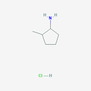 molecular formula C6H14ClN B1370243 2-Methylcyclopentanamine hydrochloride CAS No. 5454-76-2