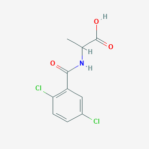 molecular formula C10H9Cl2NO3 B1370246 2-[(2,5-Dichlorophenyl)formamido]propanoic acid 