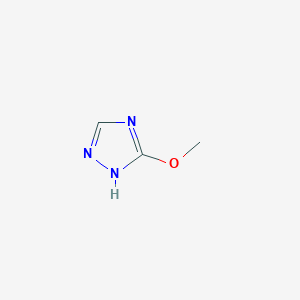 molecular formula C3H5N3O B1370275 3-methoxy-4H-1,2,4-triazole 