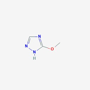 molecular formula C3H5N3O B1370275 3-methoxy-4H-[1,2,4]triazole 