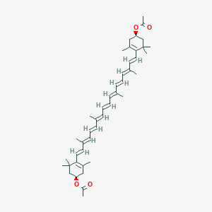 molecular formula C44H60O4 B1370278 Zeaxanthin diacetate 