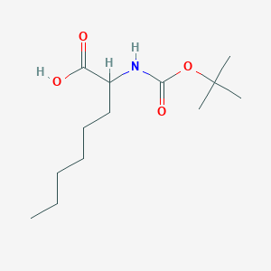 molecular formula C13H25NO4 B1370280 2-[(Tert-butoxycarbonyl)amino]octanoic acid CAS No. 14676-00-7