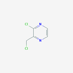 molecular formula C5H4Cl2N2 B1370283 2-Chloro-3-(chloromethyl)pyrazine CAS No. 45660-95-5