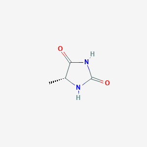 molecular formula C4H6N2O2 B013703 (R)-5-METHYLHYDANTOIN CAS No. 55147-68-7