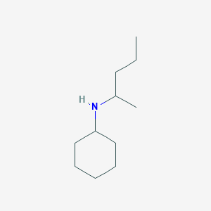 molecular formula C11H23N B1370301 N-(pentan-2-yl)cyclohexanamine 
