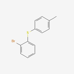 molecular formula C13H11BrS B1370309 (2-Bromophenyl)(p-tolyl)sulfane 