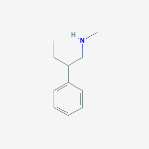 molecular formula C11H17N B1370313 Methyl(2-phenylbutyl)amine 