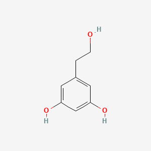 molecular formula C8H10O3 B13703167 5-(2-Hydroxyethyl)benzene-1,3-diol 