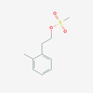 molecular formula C10H14O3S B1370321 Methanesulfonic acid 2-o-tolyl-ethyl ester 