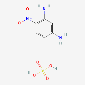 molecular formula C6H9N3O6S B1370322 4-Nitrobenzene-1,3-diamine sulfate CAS No. 200295-57-4