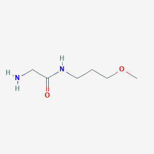 molecular formula C6H14N2O2 B1370342 2-amino-N-(3-methoxypropyl)acetamide 