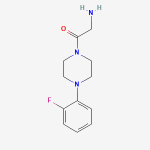 2-Amino-1-[4-(2-fluorophenyl)piperazin-1-yl]ethanone