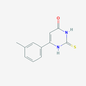 2-thioxo-6-(m-tolyl)-2,3-dihydropyrimidin-4(1H)-one