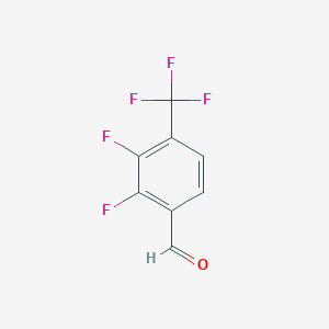 molecular formula C8H3F5O B137035 2,3-Difluoro-4-(trifluoromethyl)benzaldehyde CAS No. 134099-20-0