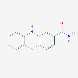 molecular formula C13H10N2OS B1370355 10H-phenothiazine-2-carboxamide 