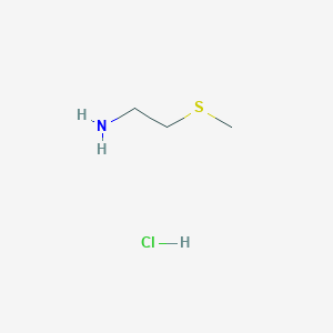 molecular formula C3H10ClNS B1370359 2-(Methylthio)ethanamine hydrochloride CAS No. 6950-53-4