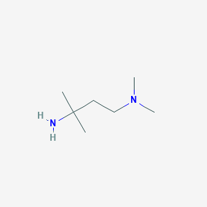 molecular formula C7H18N2 B1370371 N1,N1,3-Trimethylbutane-1,3-diamine CAS No. 933738-55-7