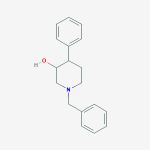 molecular formula C18H21NO B1370377 1-Benzyl-4-phenyl-3-piperidinol 