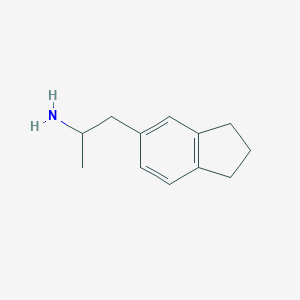 molecular formula C12H17N B137038 5-(2-Aminopropyl)-2,3-dihydro-1H-indene CAS No. 152624-02-7