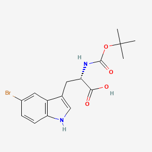 molecular formula C16H19BrN2O4 B1370381 BoC-5-bromo-L-tryptophan CAS No. 75816-20-5