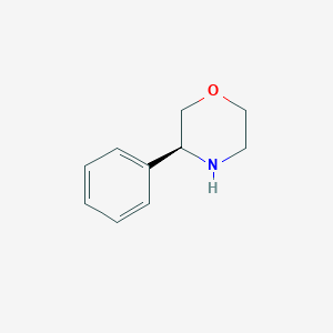 molecular formula C10H13NO B1370389 (S)-3-phenylmorpholine CAS No. 914299-79-9