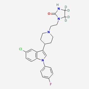 molecular formula C24H26ClFN4O B1370392 Sertindole-d4 CAS No. 168274-67-7
