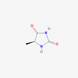 molecular formula C4H6N2O2 B013704 (S)-5-METHYLHYDANTOIN CAS No. 40856-73-3