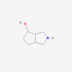 molecular formula C7H13NO B1370401 Octahydrocyclopenta[c]pyrrol-4-ol CAS No. 1212822-72-4
