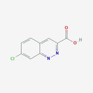 molecular formula C9H5ClN2O2 B1370406 7-氯噌啉-3-甲酸 CAS No. 480451-01-2
