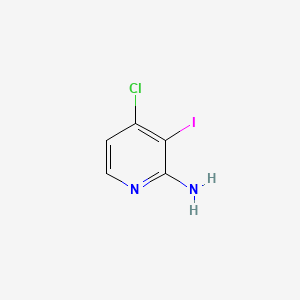 molecular formula C5H4ClIN2 B1370409 4-Chloro-3-iodopyridin-2-amine CAS No. 417721-69-8