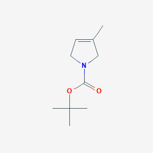 molecular formula C10H17NO2 B1370413 tert-butyl 3-methyl-2,5-dihydro-1H-pyrrole-1-carboxylate CAS No. 643759-58-4