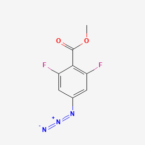 molecular formula C8H5F2N3O2 B1370415 Methyl 4-azido-2,6-difluorobenzoate 
