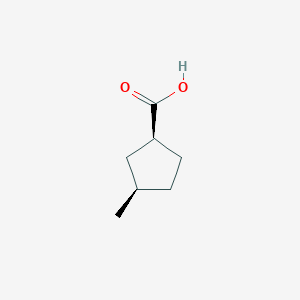 molecular formula C7H12O2 B137042 (1S,3R)-3-Methylcyclopentane-1-carboxylic acid CAS No. 152518-85-9