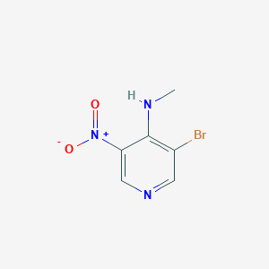 molecular formula C6H6BrN3O2 B1370425 3-Bromo-N-methyl-5-nitropyridin-4-amine CAS No. 607373-24-0