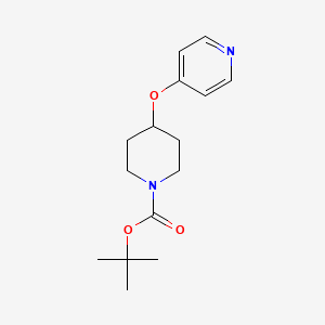 molecular formula C15H22N2O3 B1370439 Tert-butyl 4-(pyridin-4-yloxy)piperidine-1-carboxylate CAS No. 308386-35-8