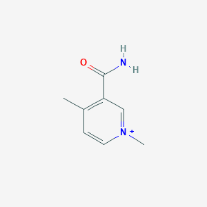 molecular formula C8H11N2O+ B137044 1,4-Dimethylnicotinamide CAS No. 126077-63-2