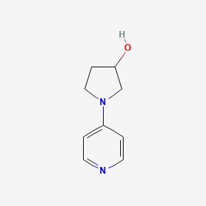 molecular formula C9H12N2O B1370440 1-(Pyridin-4-yl)pyrrolidin-3-ol CAS No. 116721-57-4