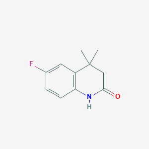 6-Fluoro-4,4-dimethyl-3,4-dihydroquinolin-2(1H)-one
