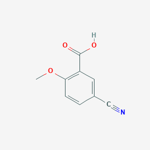 molecular formula C9H7NO3 B1370470 5-Cyano-2-methoxybenzoic acid CAS No. 84923-71-7