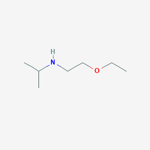 molecular formula C7H17NO B1370473 (2-Ethoxyethyl)(propan-2-yl)amine 