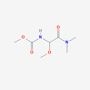 Carbamic acid, [2-(dimethylamino)-1-methoxy-2-oxoethyl]-, methyl ester (9CI)