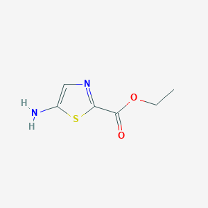 molecular formula C6H8N2O2S B1370480 Ethyl 5-aminothiazole-2-carboxylate CAS No. 100114-63-4