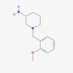 molecular formula C13H20N2O B1370488 1-(2-Methoxybenzyl)piperidin-3-amine 