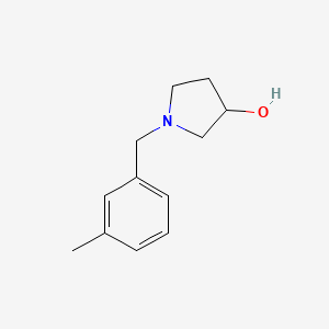 molecular formula C12H17NO B1370490 1-[(3-Methylphenyl)methyl]pyrrolidin-3-ol 