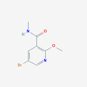 molecular formula C8H9BrN2O2 B1370549 5-bromo-2-methoxy-N-methylnicotinamide CAS No. 1072854-99-9