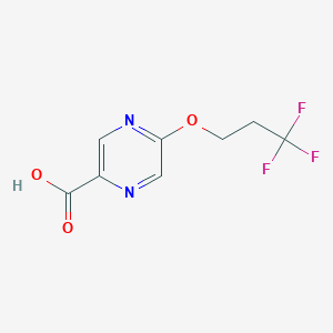 5-(3,3,3-Trifluoropropoxy)pyrazine-2-carboxylic acid